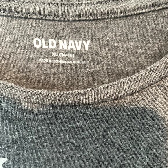 Old Navy Meowy Christmas Girl's Long Sleeve Tee Shirt Sz XL 14-16 - Picture 3 of 4